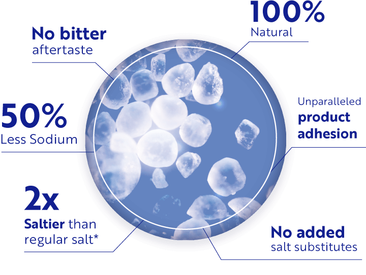 salt in microscope